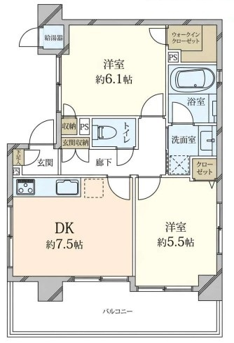 【間取り】 | 東急ドエル・アルス恵比寿イスト