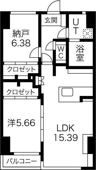 AREX丸の内IIの間取り