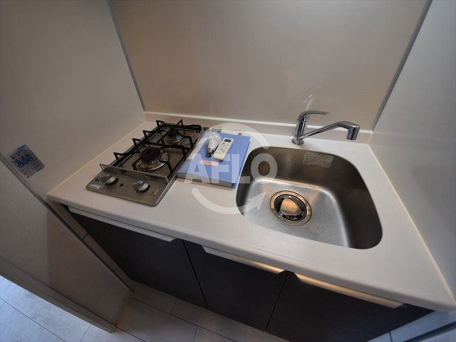 ララプレイス大阪城ヴェステンのキッチン|ララプレイス大阪城ヴェステン　2口ガスシステムキッチン