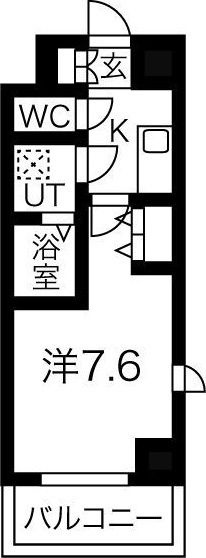 メイクス新栄の間取り