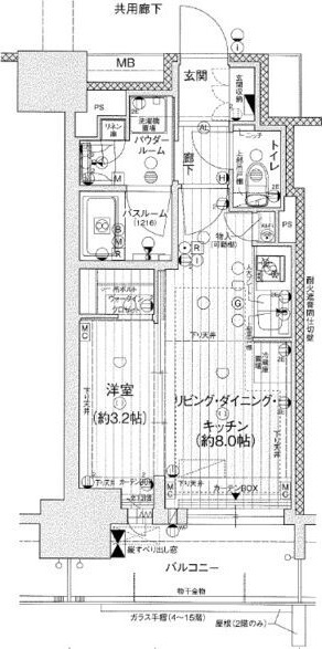 プレサンスロジェ大須白川公園の間取り