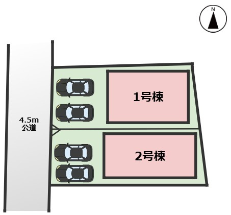 Re・Terrechez西区栄生3期｜名古屋市の戸建ならホームアップの区画図