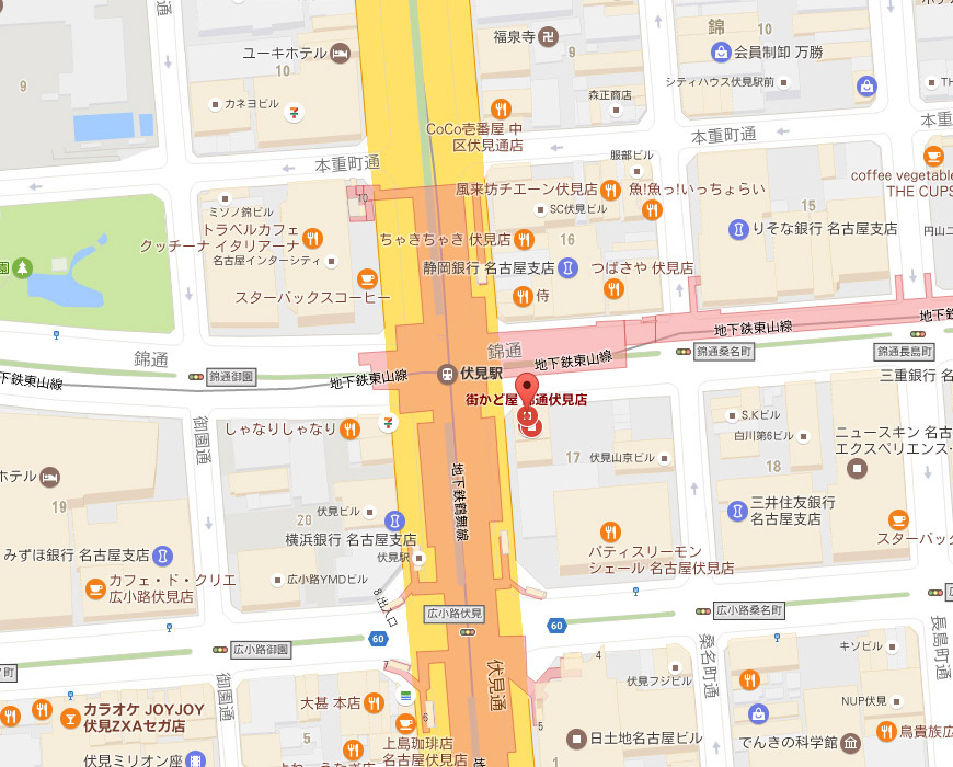 河越ビルの地図