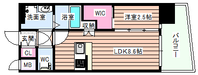 【間取り】 | セレニテ新大阪ミラク弐番館
