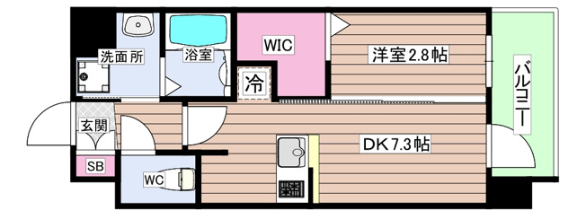 【間取り】 | エステムコート新大阪 X VIパルス