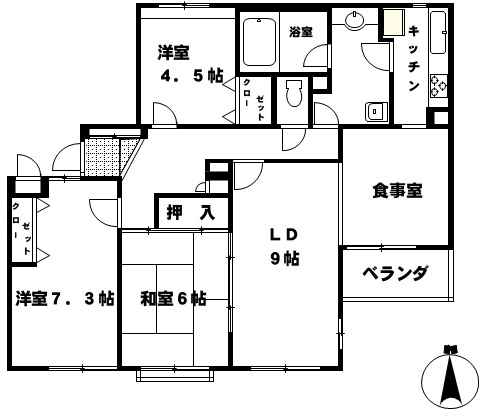 【間取り】 | ライオンズマンション大宮吉野原