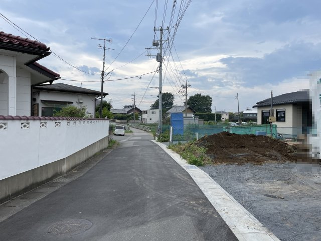 【前面道路含む現地写真】 | 本庄市東五十子第1期　ワイウッドコート　新築戸建　全5区画　4号棟 | 7/13撮影