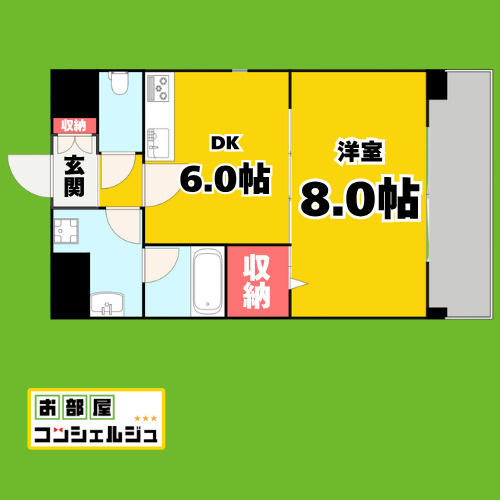 グランディール大杉の間取り