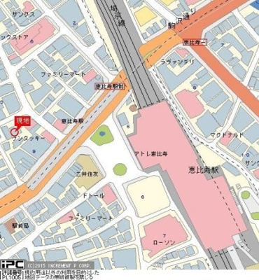 【地図】 | ステージファースト恵比寿