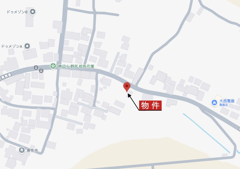 亀山市布気町《1号棟》の地図|詳細Map