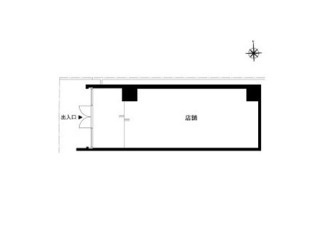 大阪市北区西天満３丁目の店舗事務所の間取り