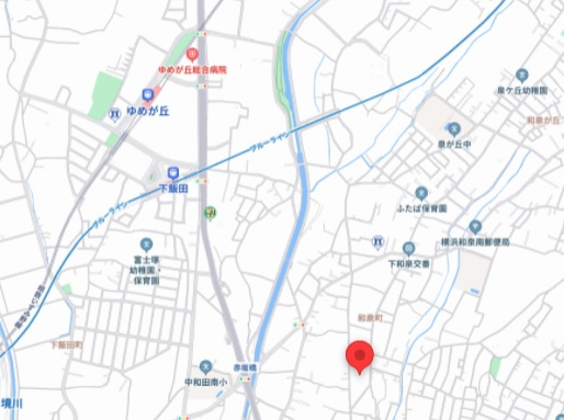 シティハイム　エヴァグリーンＢの地図