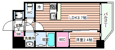 【間取り】 | セレニテ新大阪グランデ　ミリュー