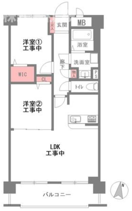 ノバカネイチ塚本の間取り