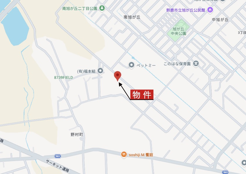 鈴鹿市白子町の地図|広域Map