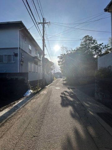 下北方町塚原の前面道路含む現地写真