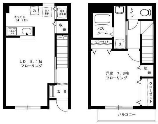 メゾンヴェルデの間取り