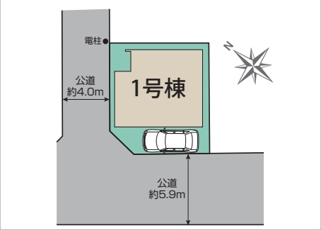 【区画図】 | 川越市岸町2丁目 | 全1棟