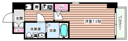 【間取り】 | パウゼ東天満