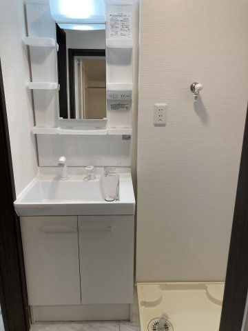 ディアコート盛岡Bの独立洗面台