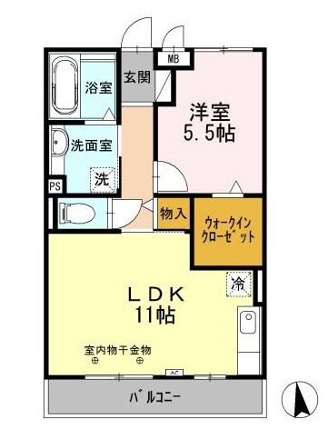 【間取り】 | ネイムド・リーフ柵下【名古屋市賃貸・ネット無料】
