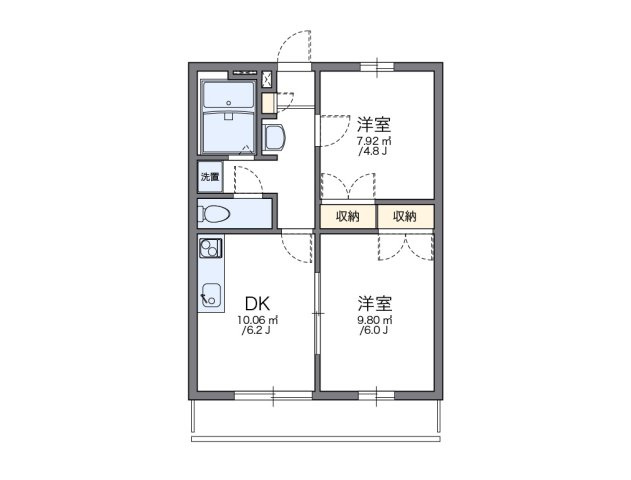 【間取り】 | レオパレス浪漫