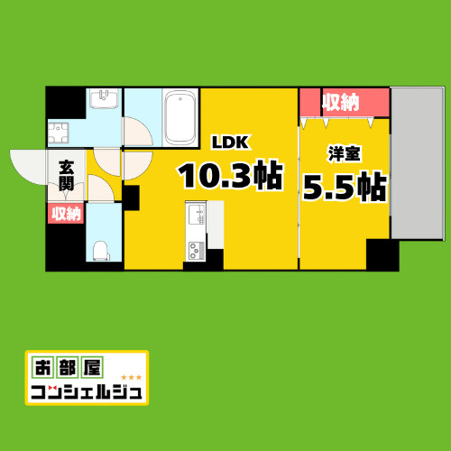 イーハトーブ大曽根の間取り