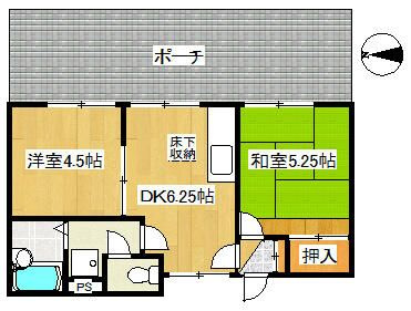 三郷市早稲田１丁目のアパート