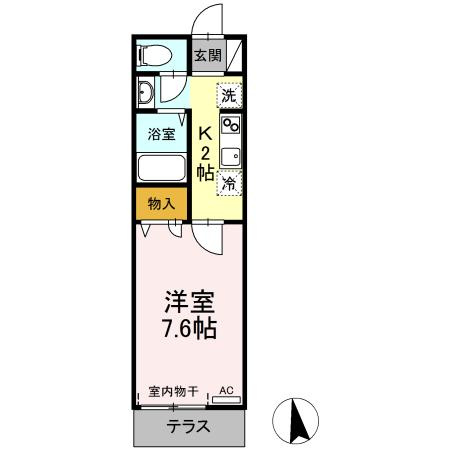 エスポワ－ル21の間取り