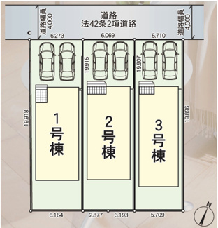  | 【名古屋市南区鶴見通4丁目1−6新築戸建3号棟】仲介手数料無料！千鳥小学校・名南中学校