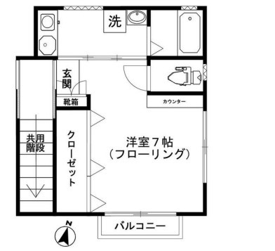 ウッドハウス彩の間取り
