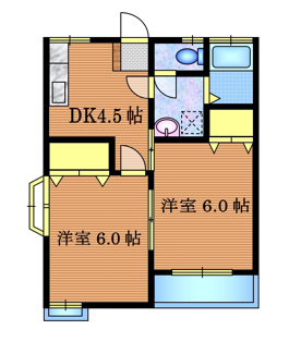 【間取り】 | コーポ好美