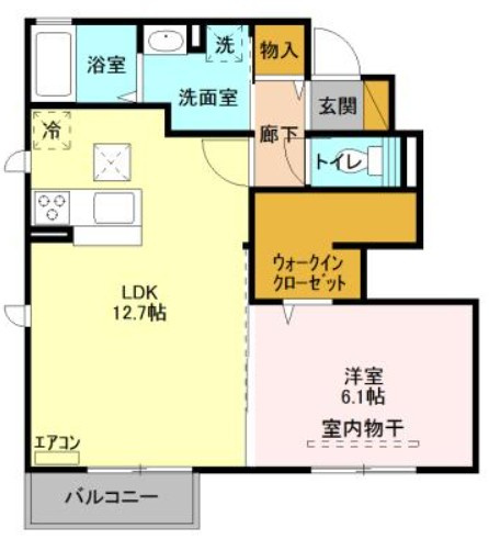 仲介手数料（賃料の1.10ヵ月）の50％OFF対象物件！の間取り
