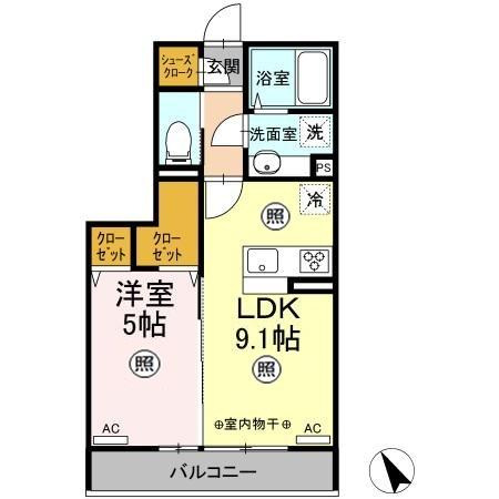 プリムラの間取り
