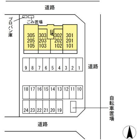 プリムラの区画図