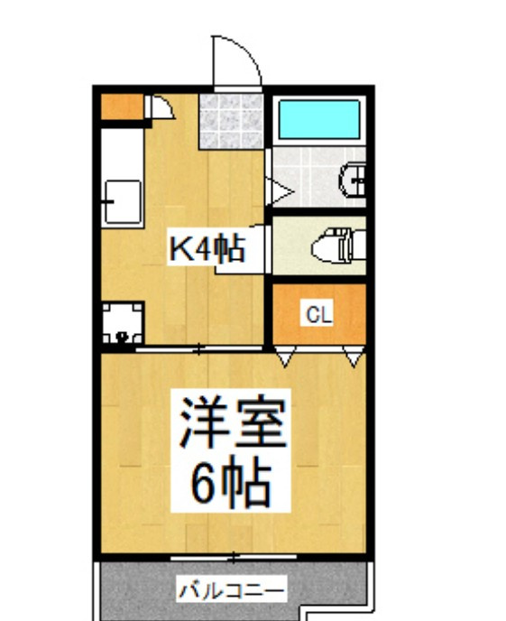 旭ハイツの間取り