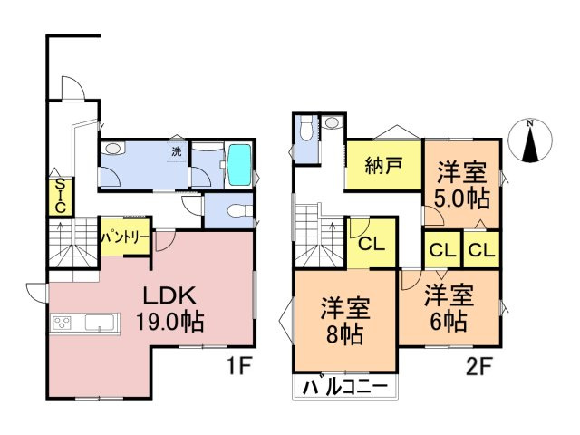 新築戸建　瑞穂市中原　全3区画分譲の間取り|■C棟　■ヤマダ不動産　株式会社リライフ　
■夢のマイホーム購入をフルサポートします！