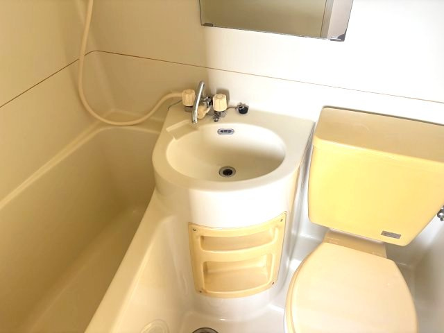 本松葉ビルの洗面所