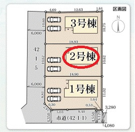 【区画図】 | リーブルガーデン丹波市柏原町南多田 | 区画図