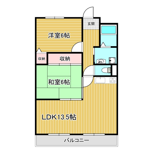 ハッピーコート加古川の間取り