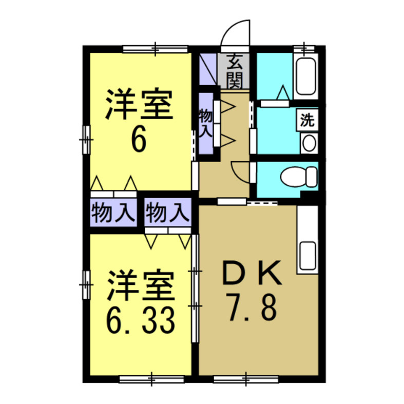 ファミーユ長根の間取り
