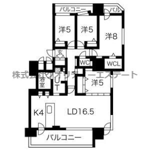 【間取り】 | ル・ケレス宮の沢ザ・フロント