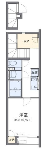 【間取り】 | クレイノ聡 | 代表的な間取のため実際の間取とは異なる場合があります