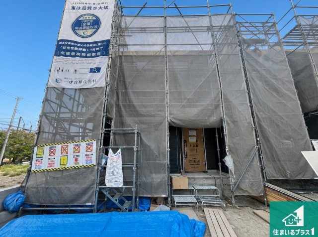 神戸市須磨区北落合　第4期　新築一戸建ての外観|現在の進捗状況です！順調に作業進行中、完成が待ち遠しいです！詳細の間取り等、お気軽にお問い合わせください！