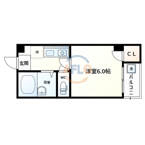 リバティ京橋の間取り|リバティ京橋　間取り