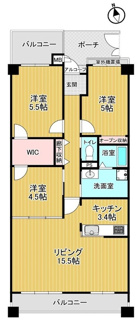 【間取り】 | ジークレフ西宮武庫川館 オリーブ館