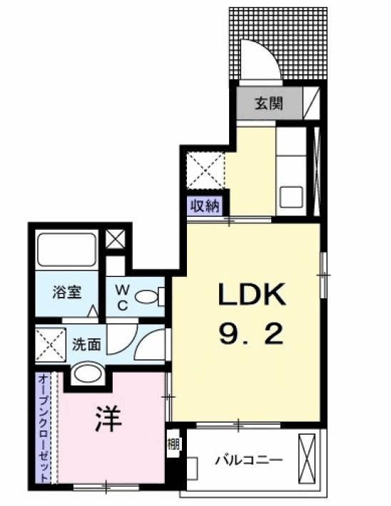 昭島市緑町２丁目のアパート