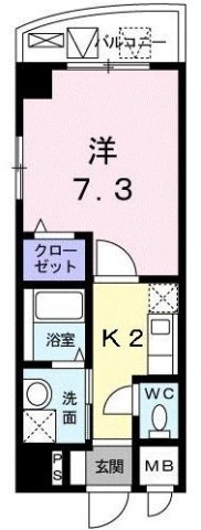 クラールアヴェニューの間取り