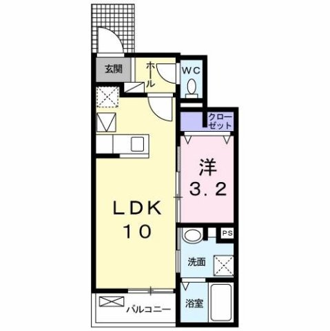 【間取り】 | カーサ　コルディアーレ　Ａ