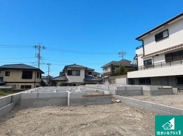 神戸市須磨区北落合　第4期　新築一戸建ての外観|現在の進捗状況です！順調に作業進行中、完成が待ち遠しいです！詳細の間取り等、お気軽にお問い合わせください！